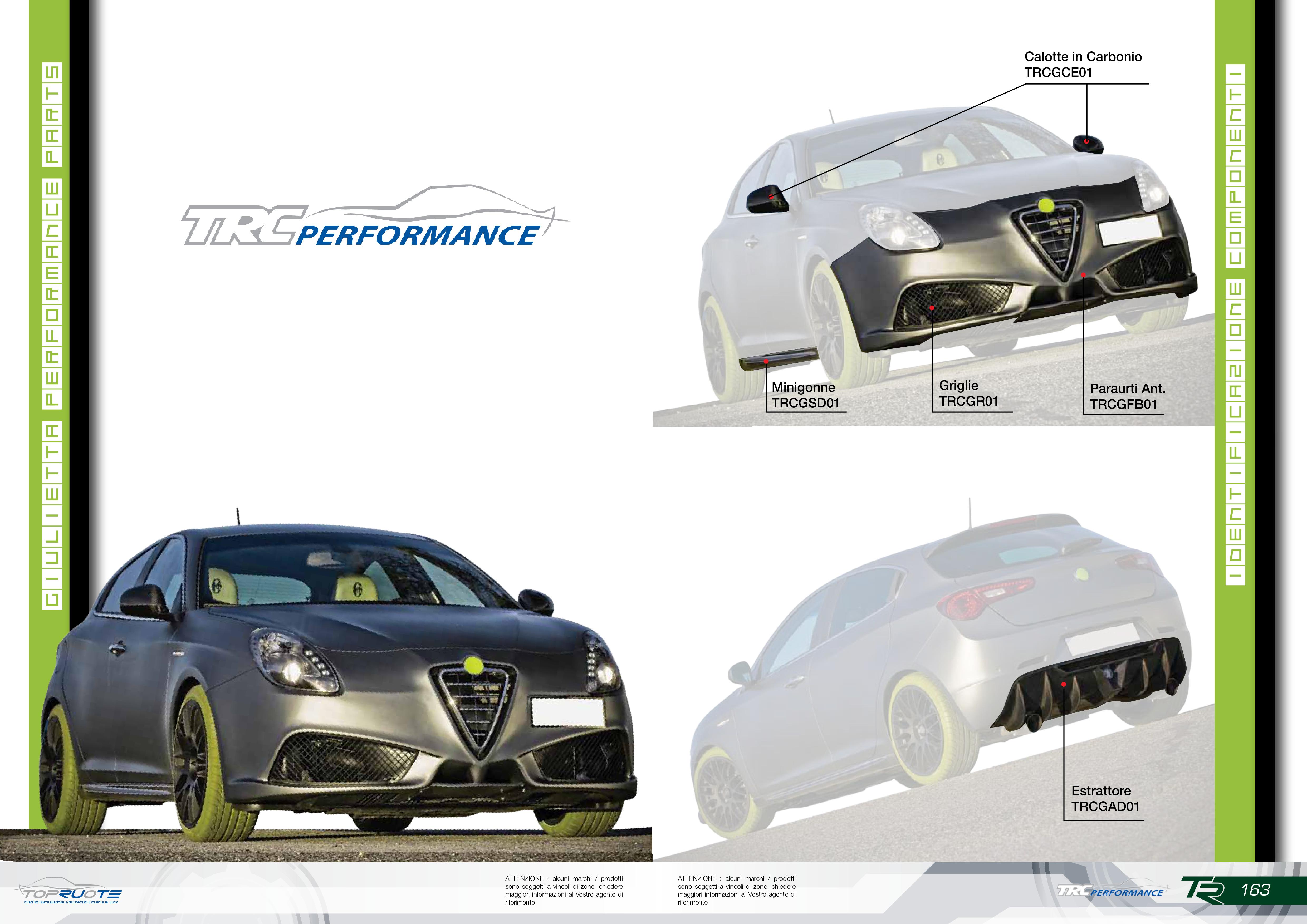 Kit estetico TRC Performance Alfa Giulietta